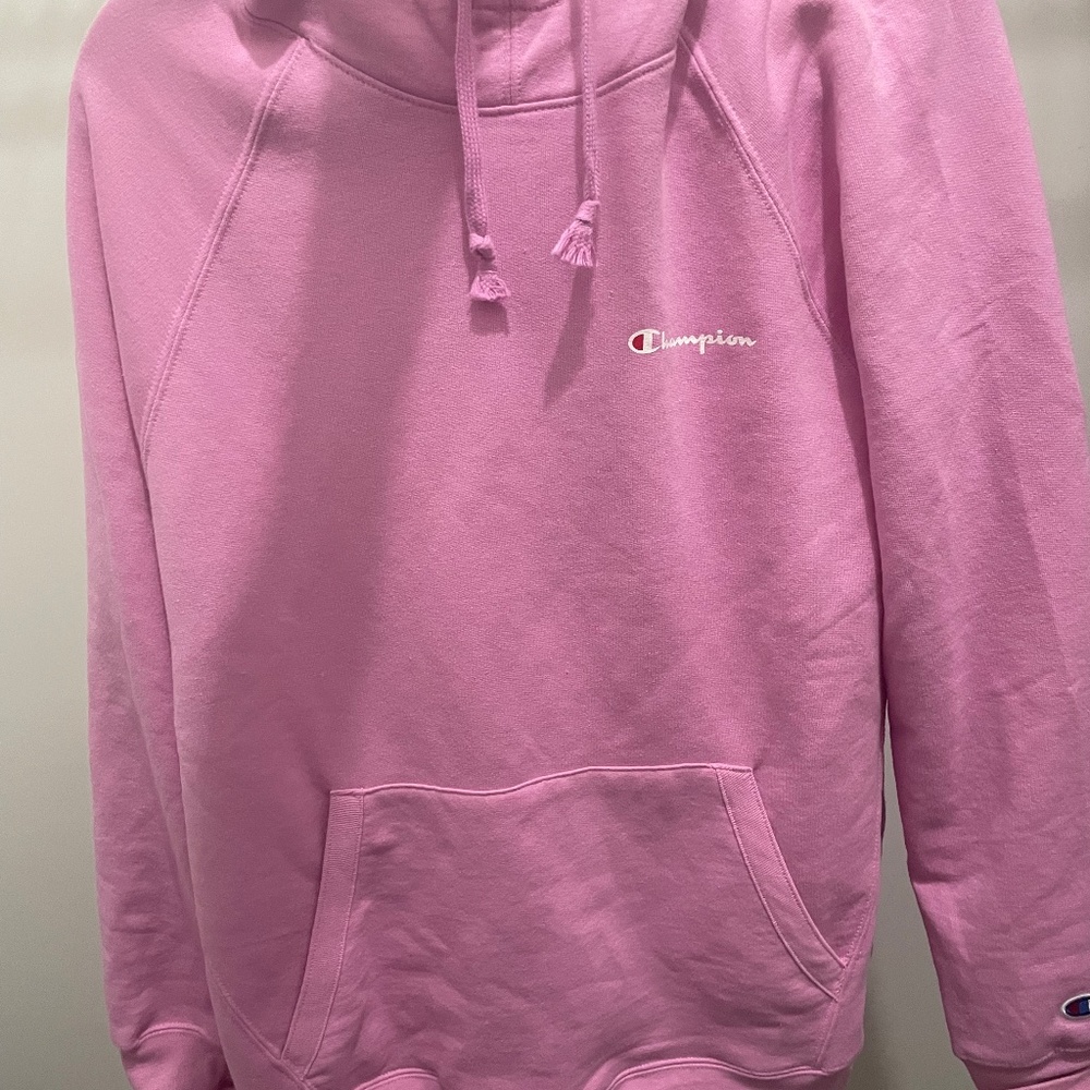 Pink champion hoodie